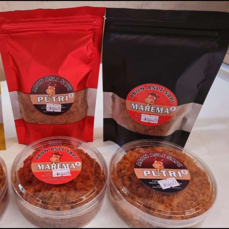 

Abon sapi asli Marema Putri