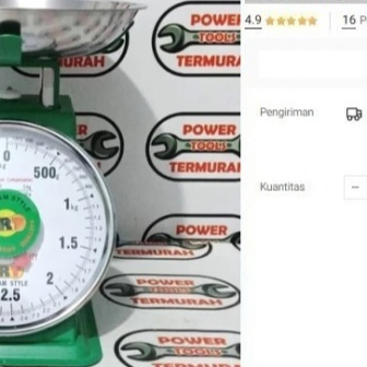 

Timbangan Duduk 5 KG FRT Jarum Analog Dapur Kue Buah 5kg Model Vietnam