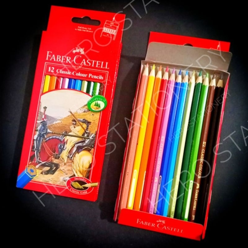 

pensil warna faber castell isi 12 warna