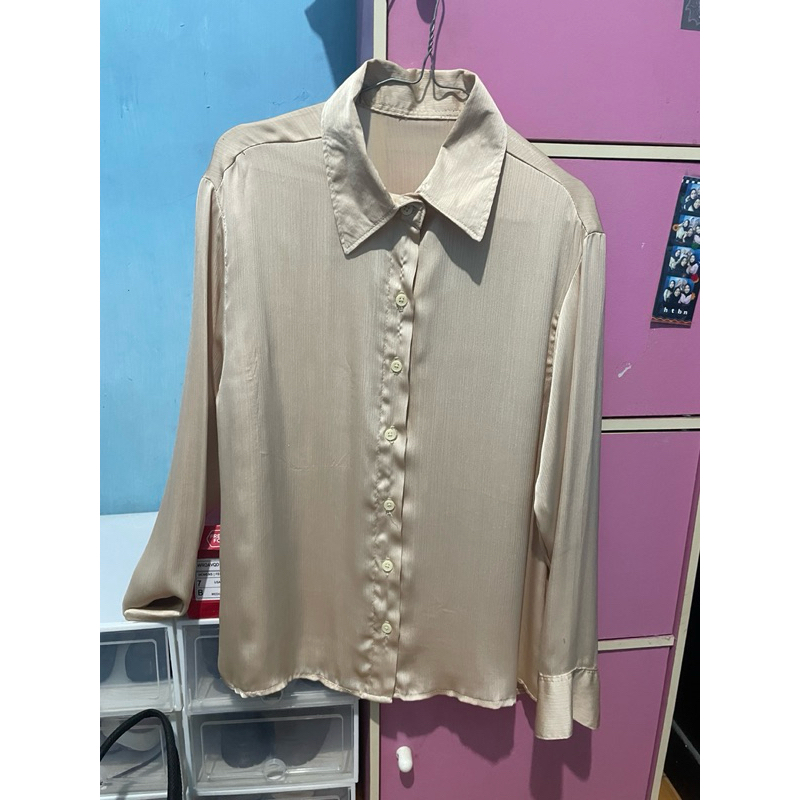 preloved kemeja silk