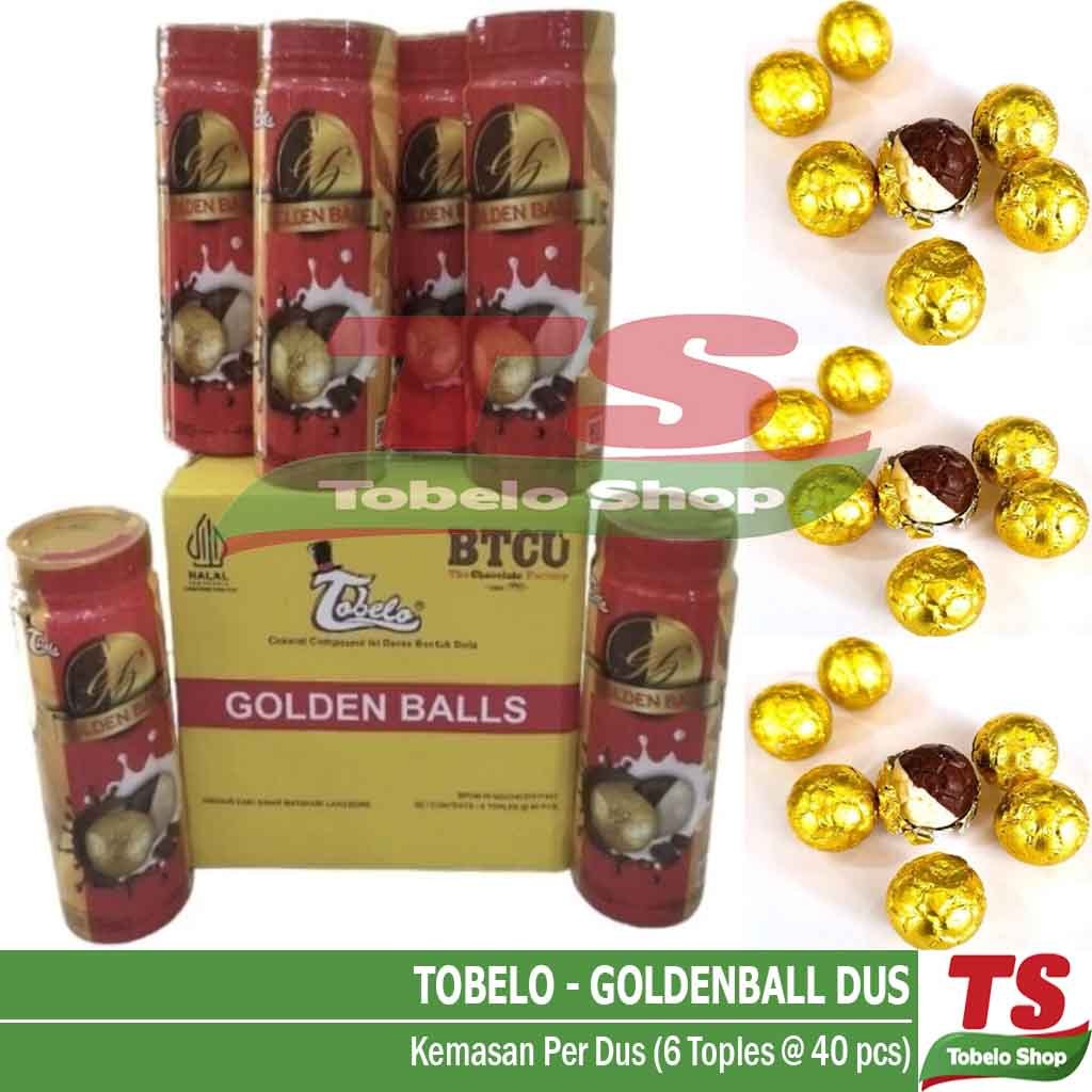 

TOBELO GOLDEN BALLS DUS (isi 6 toples) / COKLAT TOBELO GOLDEN BALL