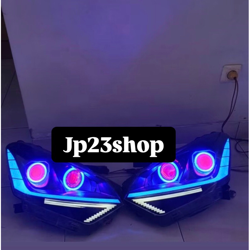 paket custom headlamp agya ayla facelift 1200cc