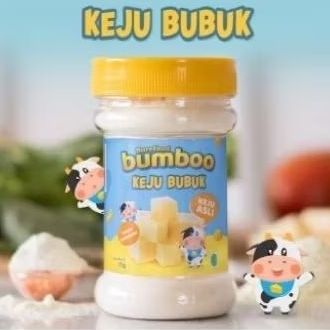 

JUAL RUGI BUMBOO Keju Bubuk Asli MPASI Bayi 8m+ Cheese Powder Keju Tabur Anak