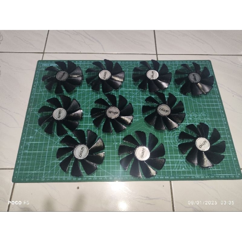 Fan Kipas Sapphire Nitro Pulse Rx 580 570 480 470 Original Oem