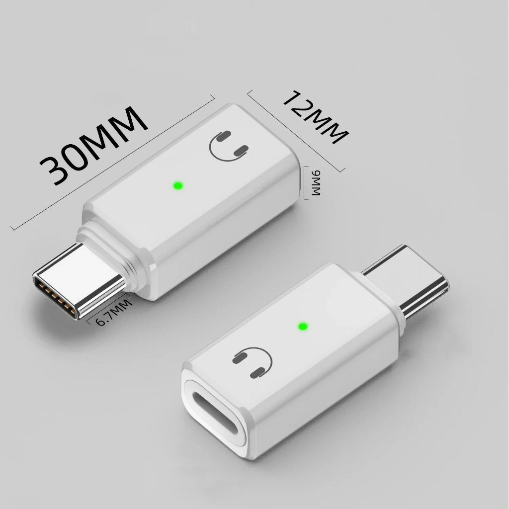 Promo 7.7 Lightning to USB Type C Male OTG HiFi Audio MFi Adapter Wired Earphone Headset Converter