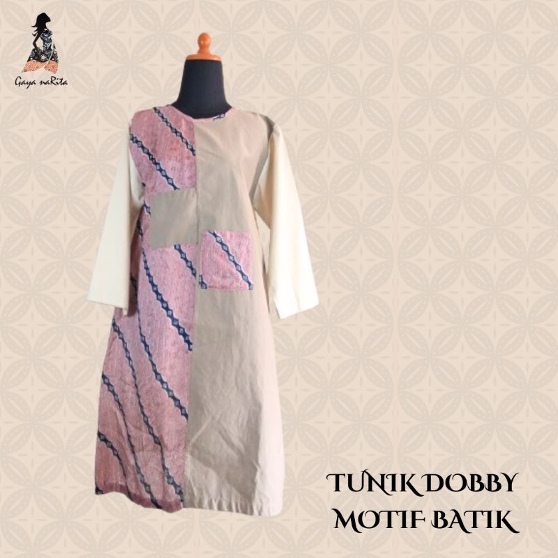 Tunik Dobby Motif Batik