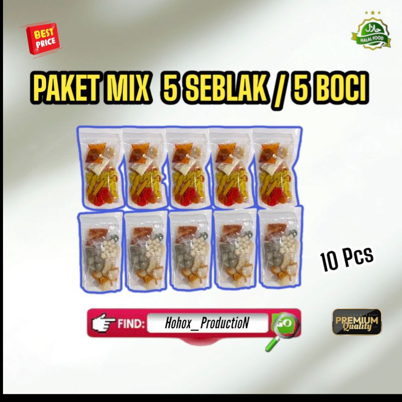 

BUNDLING 10 PCS / 5 BASO ACI / 5 SEBLAK INSTAN