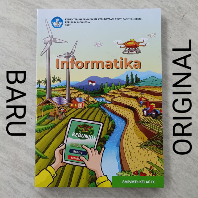 Buku Paket Informatika TIK Teknologi Informasi dan Komunikasi kelas 9 IX 3 III SMP MTS Kementrian Ke