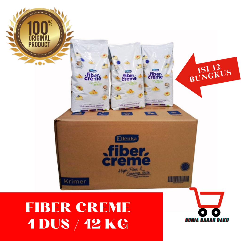 

Ellenka Fiber Creme 1 DUS / isi 12 bungkus Multipurpose Creamer ( Penganti susu&Santan)