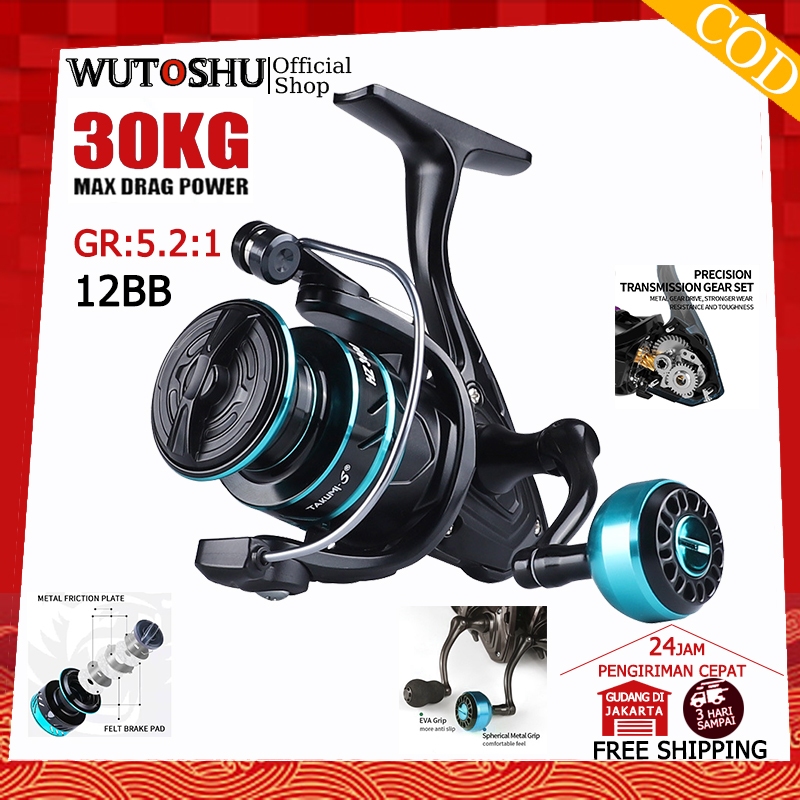 Reel-Pancing-7000-15Kg-Laut-Tarikan-Pancing-Metal-Gulungan-Pancing-Gulungan Pancing Reel pancing dai