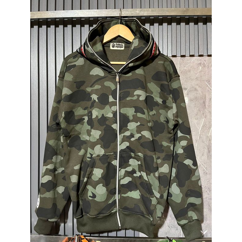 HOODIE ZIPPER BAPE ARMY TUA CAMO