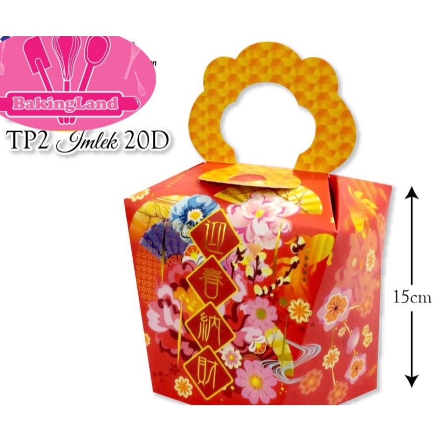 

Dus tenteng kue / toples box imlek D