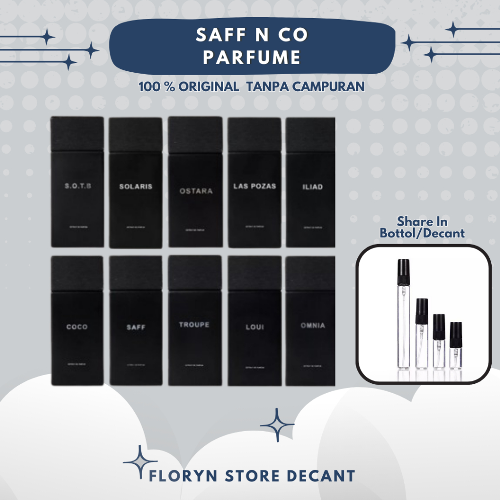 decant share Saff & Co Morfosia SOTB CHNO tester parfum 0,5ML 1ML 2ML SAFF N CO SAFF AND CO