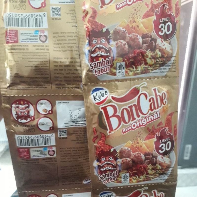 

Kobe Boncabe level 30 Renceng ( 4.5 gr x 12 pcs )