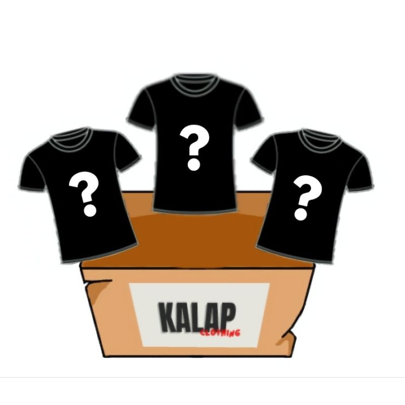 PAKET GACHA!?! Kaos Thrift Casual Pria / Wanita terbaik 3pcs Random | Thrift Cloth/T Shirt