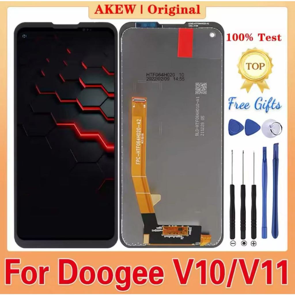 New Original Touch Screen LCD Display LCD Screen For DOOGEE V10 DOOGEE V11 Replacement Parts + Disas