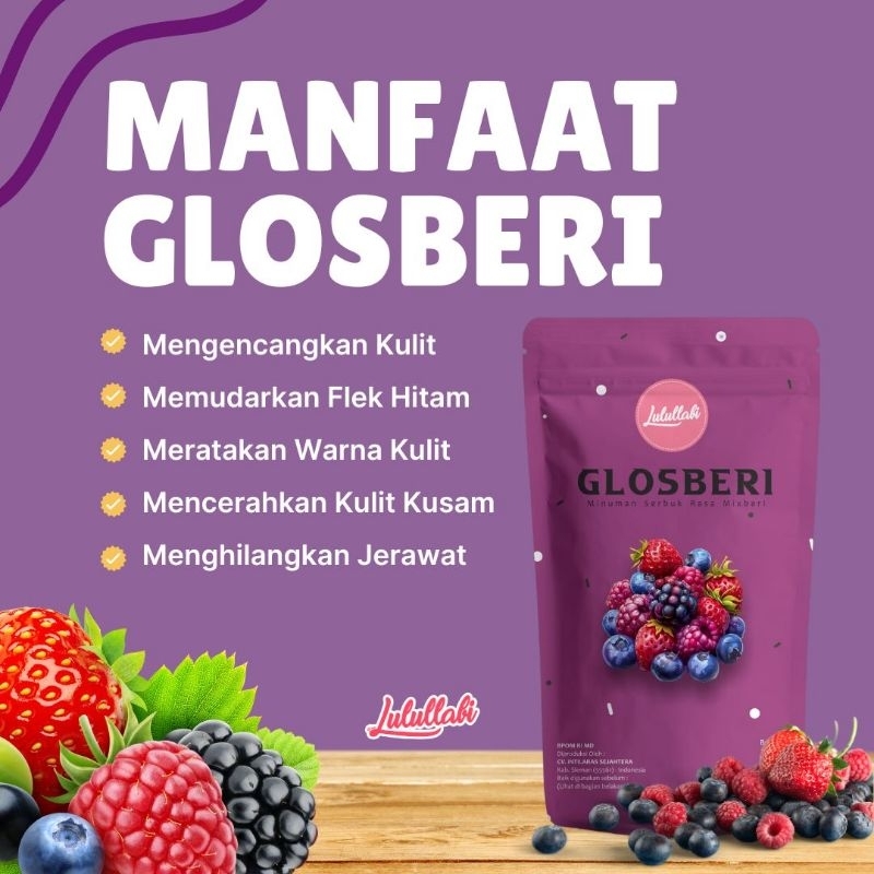 Lulullabi BPOM – Collagen Premium Kolagen Pemutih Kulit Permanen Glutation Suntik Putih GLOSBERI