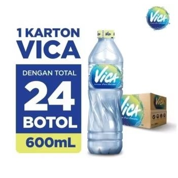 

AIR MINERAL VICA 600ML ( 1 DUS ISI 24 BOTOL)