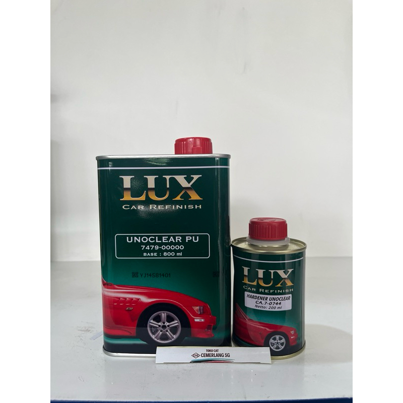 CLEAR LUX GLOSS 1 LITER PERNIS MENGKILAP