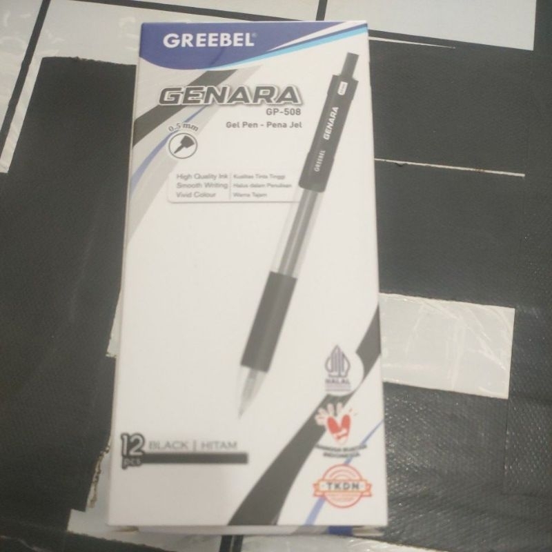 

Gel pen,pena jel,pena mekanik,pena cetek merk Grebel genara GP 508 harga satuan