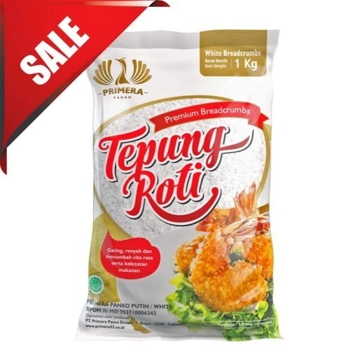 

TEPUNG ROTI PRIMERA BREAD CRUMB PANKO 1KG WHITE - TEPUNG ROTI INSTAN (PERIUM - HALAL)