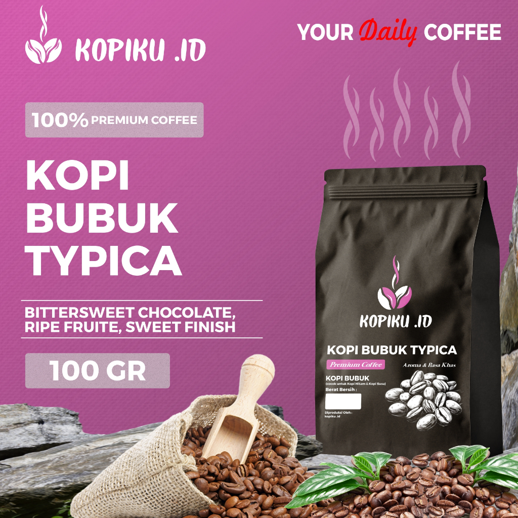 

kopiku.id - Bubuk kopi Typica Premium Coffee