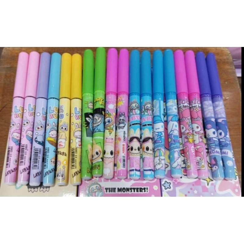 

Pulpen The Monster Labubu 1Kotak 12pcs || Pulpen Kuromi and Friends