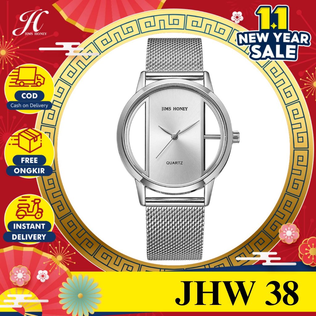 JIMS HONEY JHW 38 Jam Tangan Wanita Cewek Jimshoney Murah Elegan Fashion Casual Terbaru