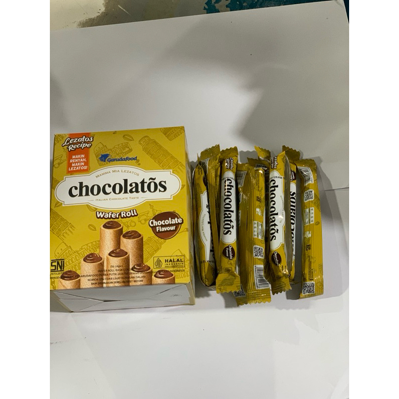 

Chocolatos wafer roll 7gram