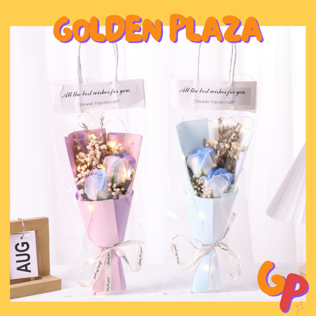 

Plastik Buket Bunga OPP Plastik Bunga Buket Transparan Tas Buket Plastik Set 10PCS GP 26