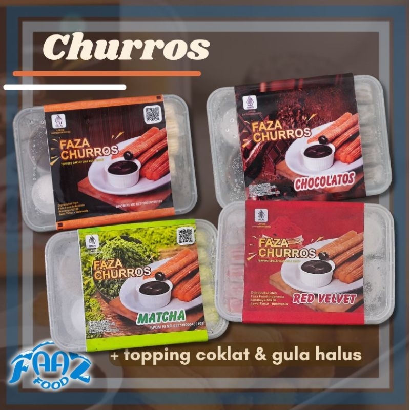 

Churros isi 15 (Snack, Cemilan Instan, Frozen Pack)