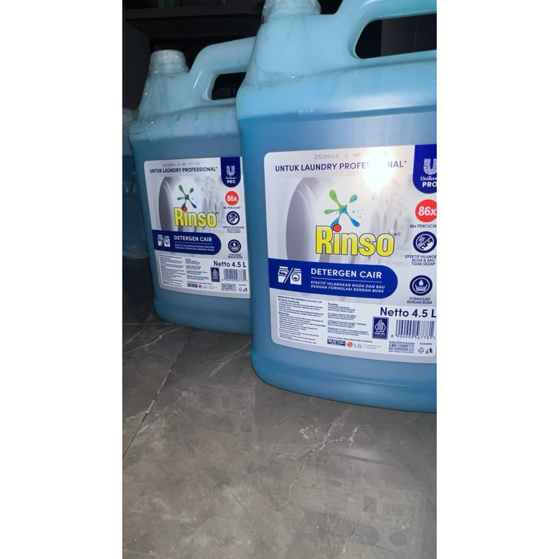 [ORIGINAL] [2PCS] Rinso Matic Professional Deterjen Liquid 4,5 L