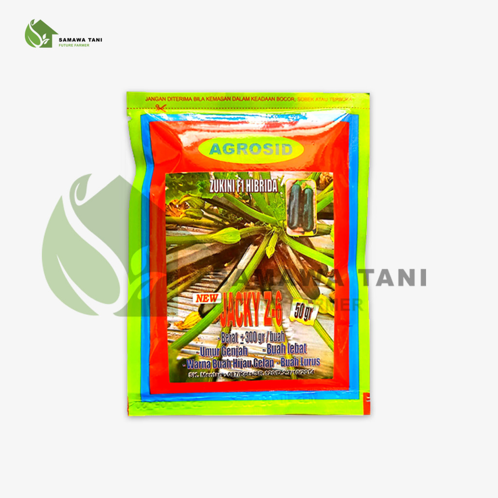 Benih Zukini F1 Hibrida Jacky Z-6 by Agrosid 50gr