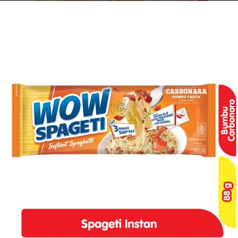 

Wow spageti instan carbonara 88g