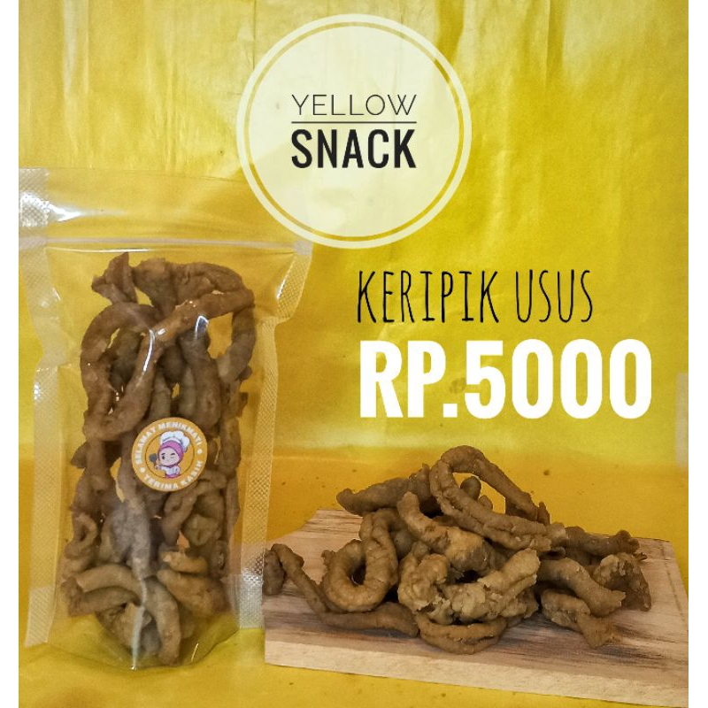 

keripik usus ori