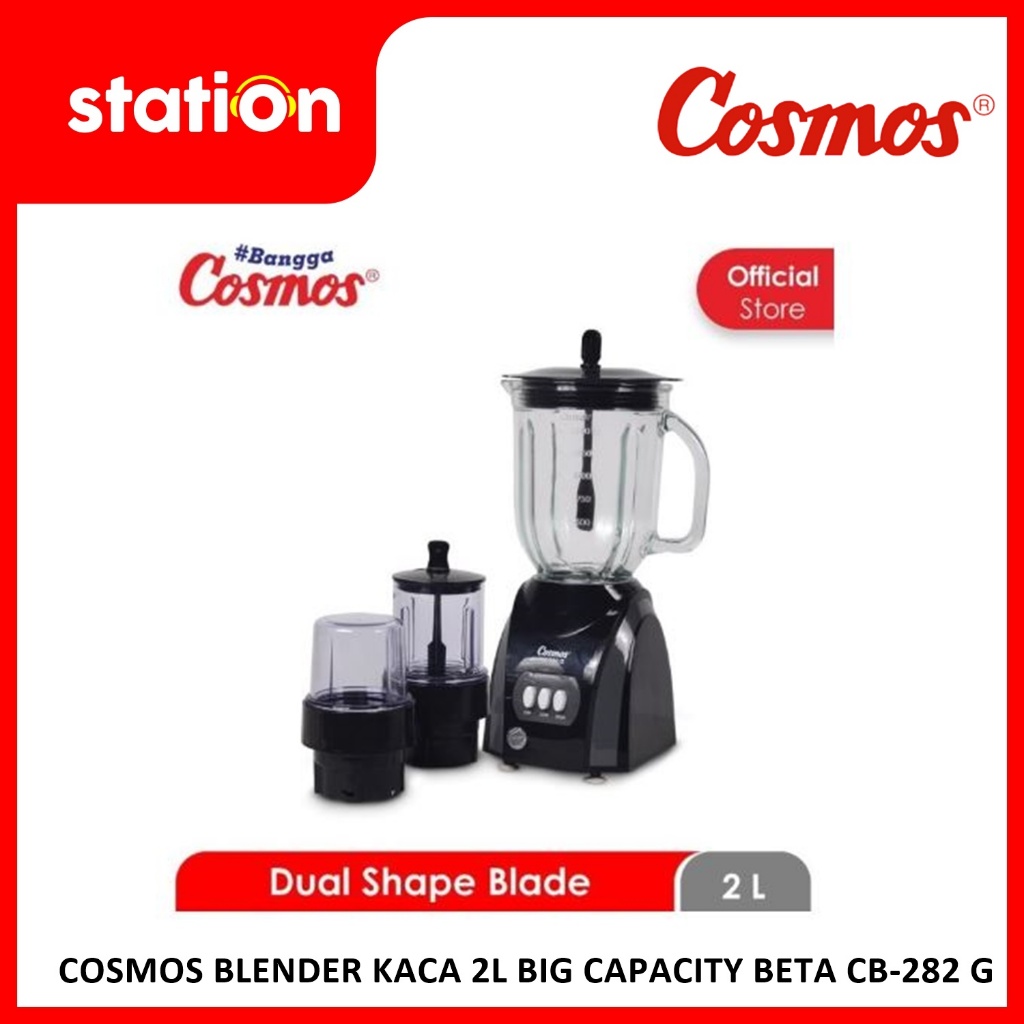 COSMOS BLENDER KACA 2L BIG CAPACITY BETA CB-282G