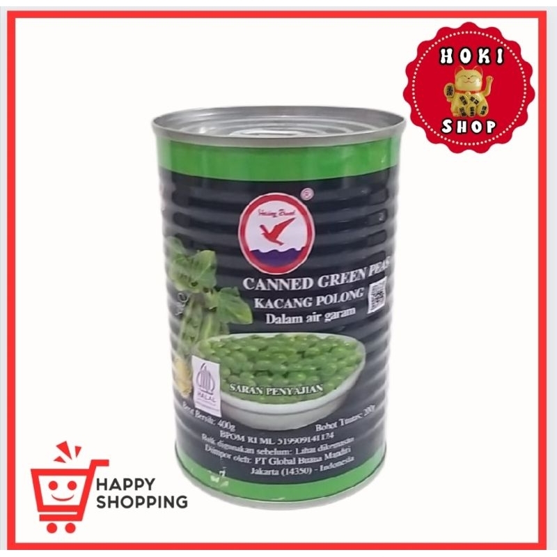 

Kacang Polong Herring Brand Kaleng 397gr / Kacang Kapri / Green Peas / Arcis