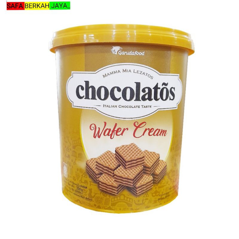 

Hollanda Wafer Kaleng 300g/chocolatos wafer/biskuit kaleng