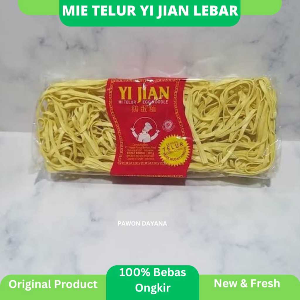 

Mie Telur Yi Jian / Yi Jian Mie Telur Lebar 200gram / Yi Jian Mie Telur Kecil / Mie Telur Yi Jian Egg Noodle