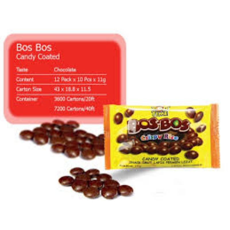 

BOS BOS CANDY CHOCOLATE COATED isi 10