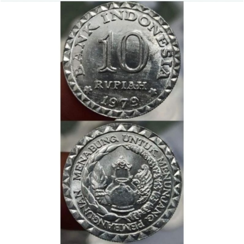 UANG KUNO 10 RUPIAH TABANAS TAHUN 1979