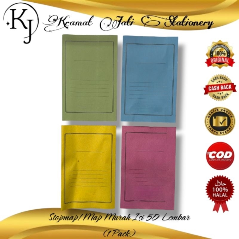 

Stopmap/Map Manila Murah Isi 50 Lembar (1 Pack)