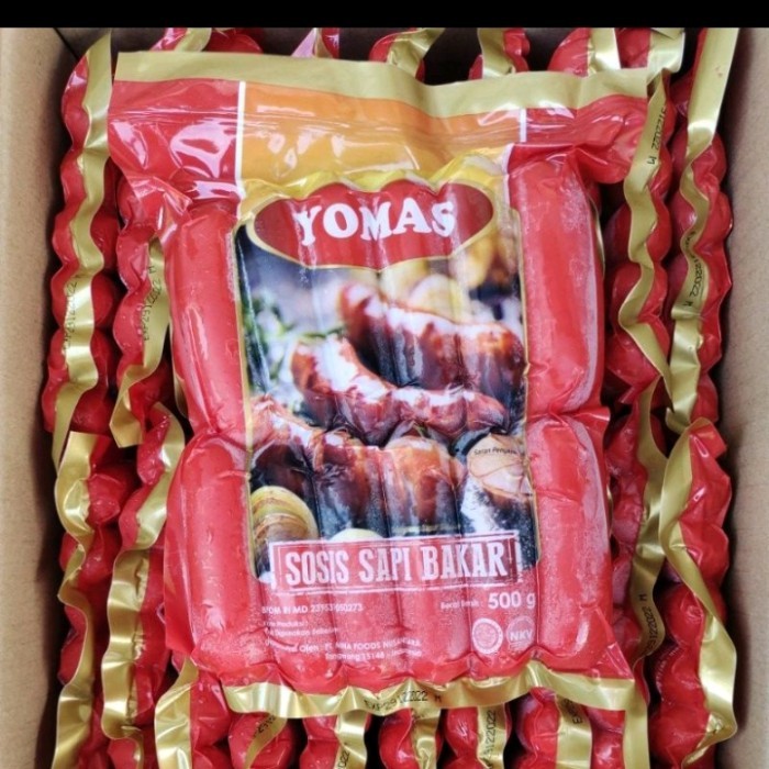 YOMAS Beef/Chicken Bratwurst Sausage