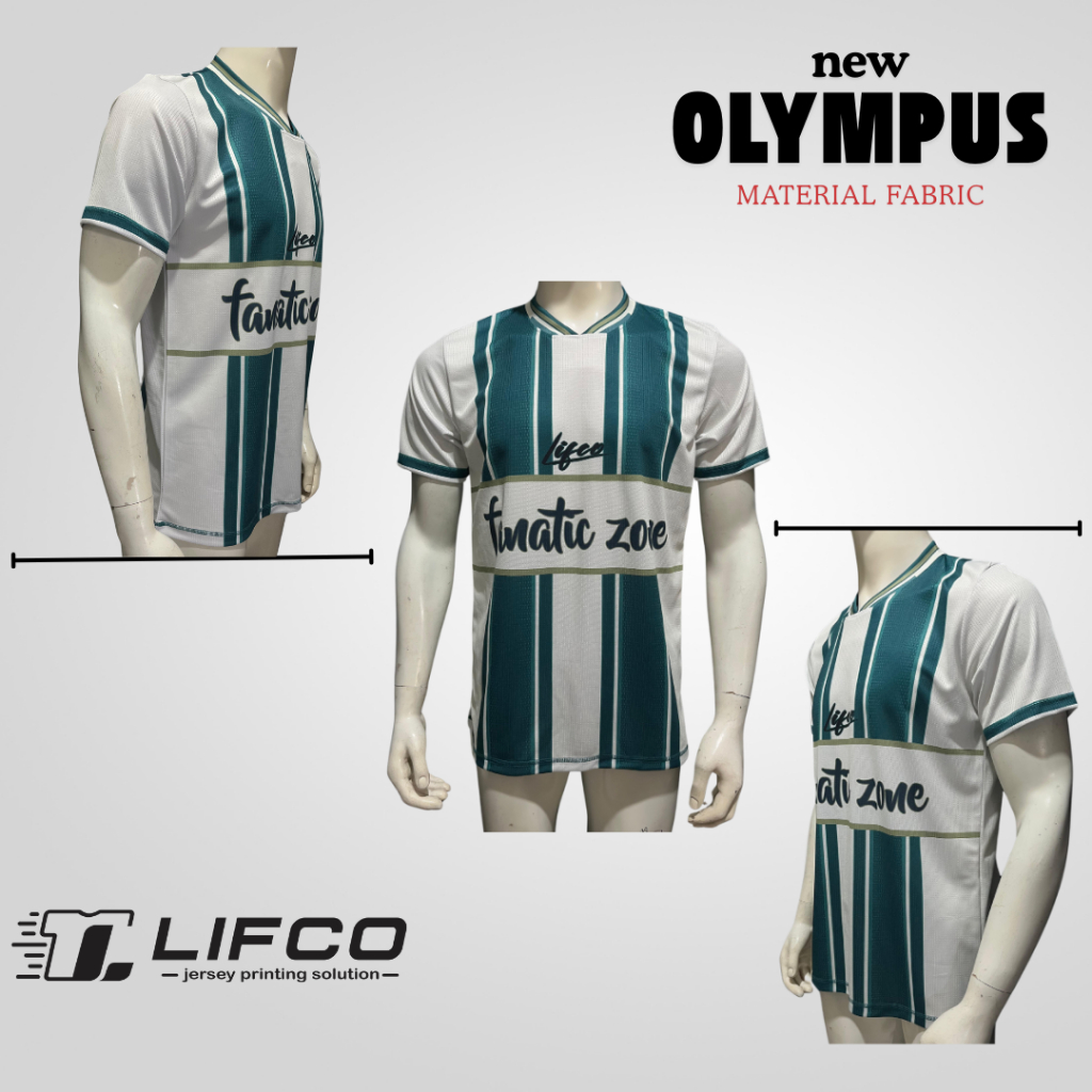LIFCO JERSEY OLYMPUS FANATIC ZONE SERIES (TIDAK BISA REQUEST NAMA) (VOLLEYBALL JERSEY / JERSEY VOLI)