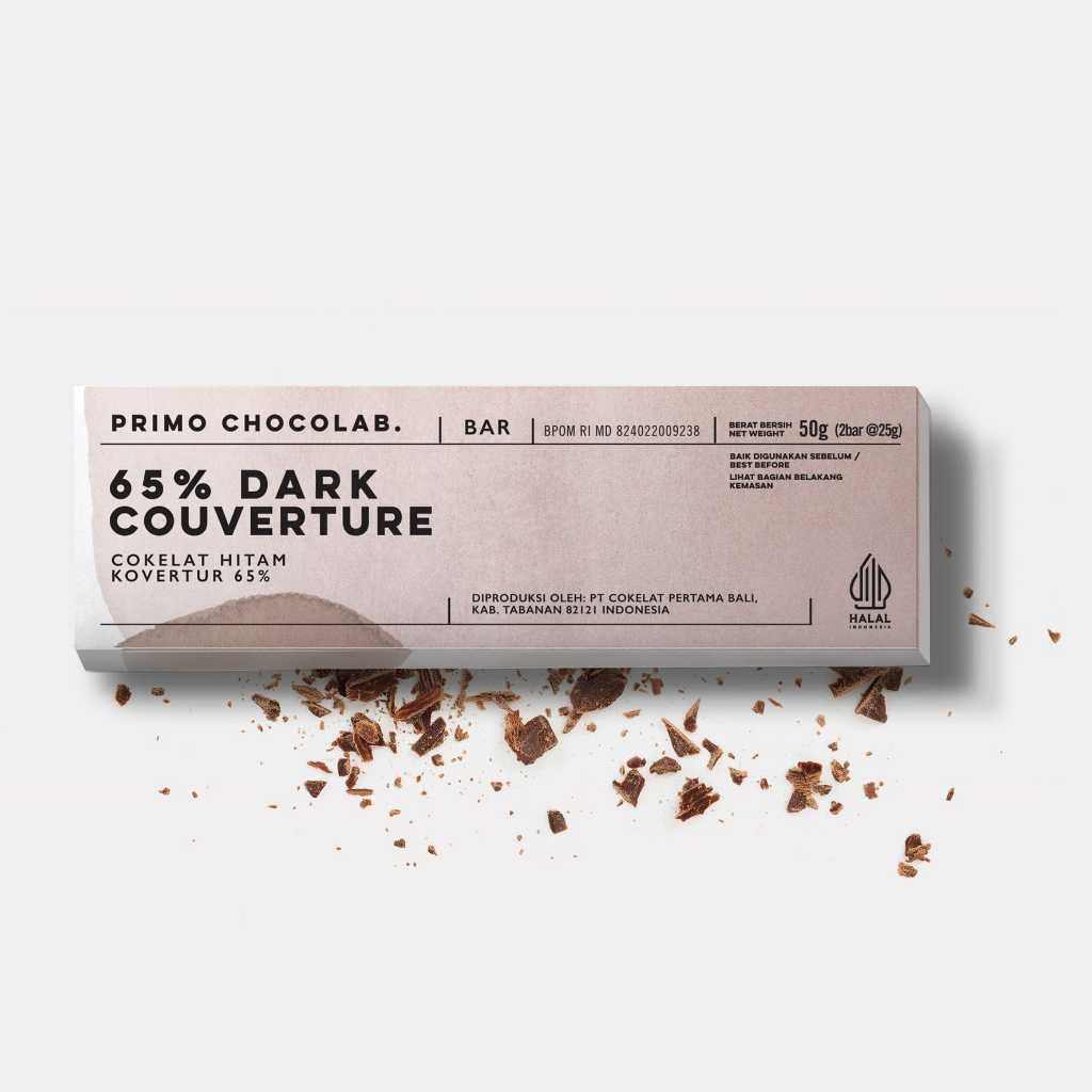 

Primo Chocolab Dark Chocolate - Bali 65% Dark Couverture