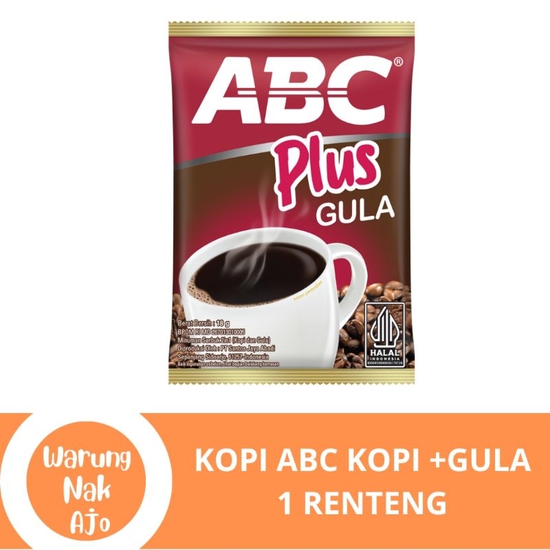 

KOPI ABC KOPI+ GULA 1 RENTENG