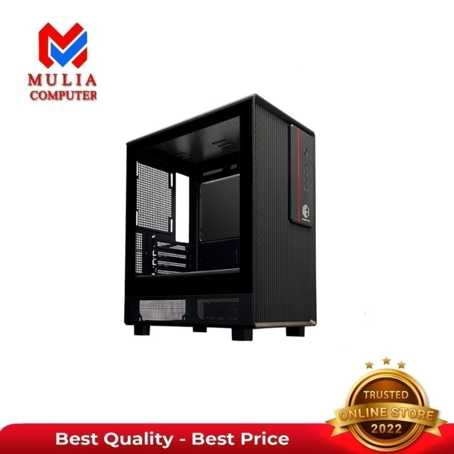 CASING CPU CUBE GAMING YOCK BLACK