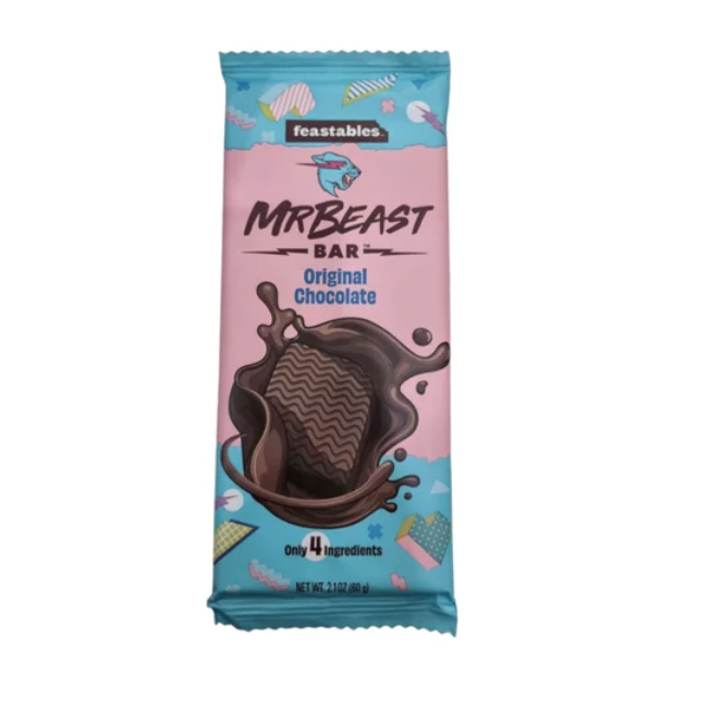 

Mr Beast Feastables Original Chocolate Bar Coklat