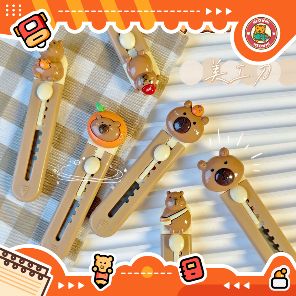 

Cutter Capybara Imut Warna Cokelat CT0010