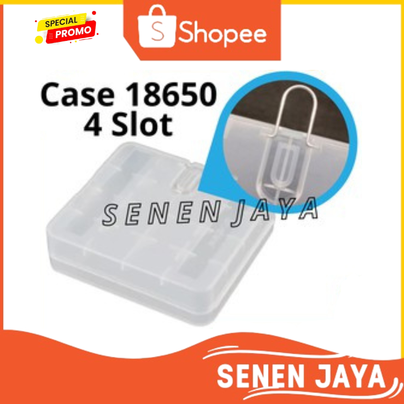 Case Baterai 18650 4 Slot Casing Baterai 16340 8 Slot Box Batre 18650 Wadah Batre 18650 Tempat Batre